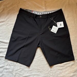 NWT Men's Puma Jackpot Golf Shorts, size 36, color black